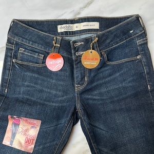 Charlotte Russe Skinny Boot Knock Out Denim Jeans, Size 6